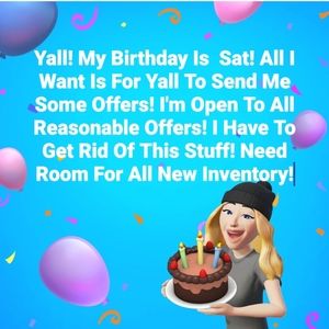 MY BIRTHDAY PARTY! I'm trying to decide if I should stay up sell